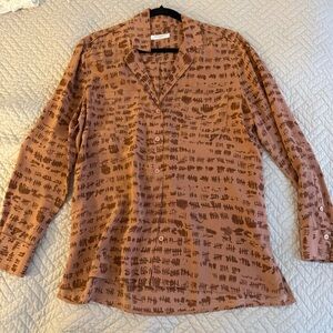 Equipment silk blouse